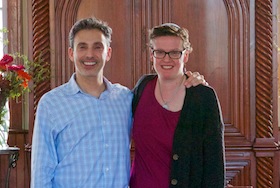 photo - Rabbis David Evan Markus and Rachel Barenblat, co-chairs of ALEPH: Alliance for Jewish Renewal