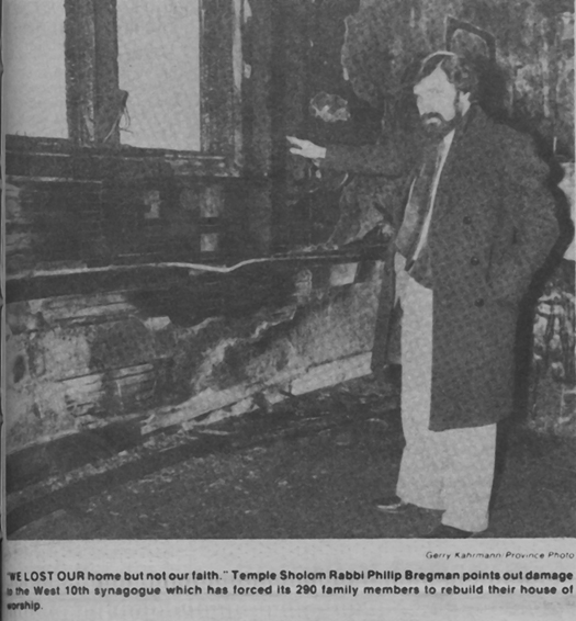 JWB 1985_Bregman after TS fire