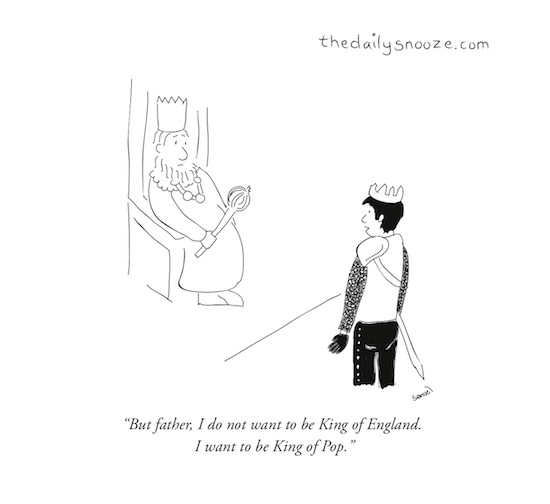 cartoon - King of Pop