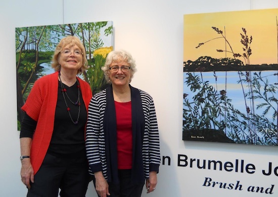 photo - Joanne Waters, left, and Karen Brumelle.