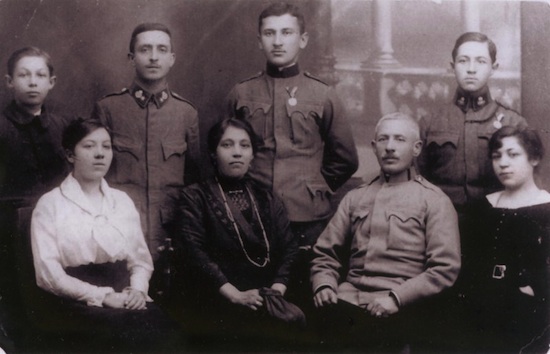 photo - The author’s grandfather, Solomon/Zalman (later, Bernard), is at top right.