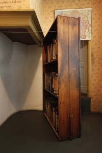 photo - The movable bookcase entrance to the secret annex