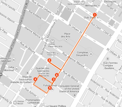 image - Work Upon Arrival exhibit takes visitors along Rue Ste. Catherine Ouest and through its garment-industry history.