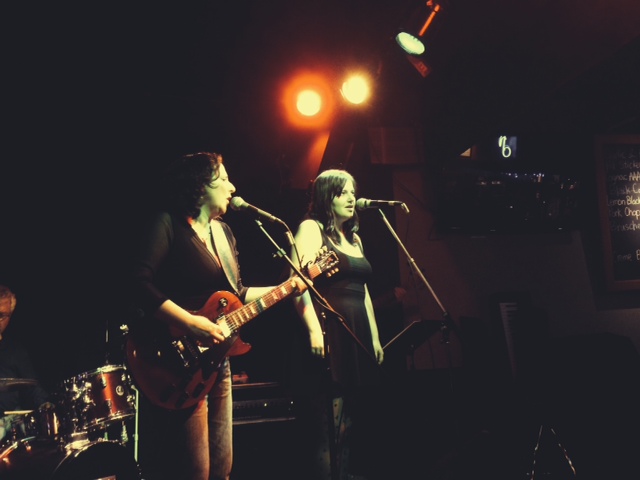 photo - Jill Newman and her daughter, Michelle Baynton, at the Lovestruck Blues CD release