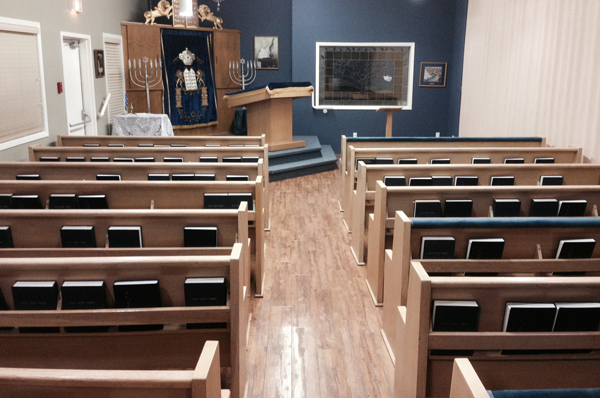 photo - The sanctuary of Kelowna’s Beth Shalom Synagogue, which was founded in 1990