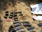 photo - Weapons recovered from a Hamas tunnel