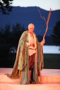 photo - Allan Morgan as Prospero in The Tempest