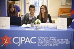photo - Benjamin Mintzberg and Clementina Tai at CJPAC’s mayoral event