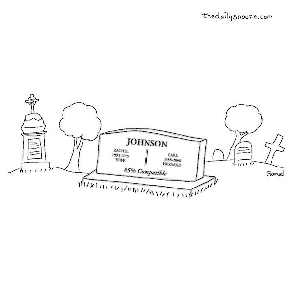 cartoon - Johnson headstone 85% compatible