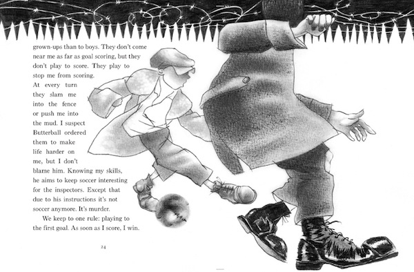 image - The black and white illustrations by Yelchin communicate an additional depth of feeling and movement, or stillness.