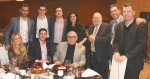 photo - This year’s Gold Plate Dinner marks 40 years that Lubavitch B.C., led by Rabbi Yitzchak Wineberg, third from the right, has been in Vancouver