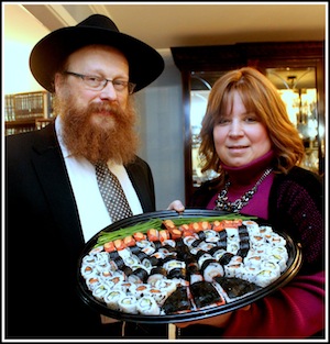 photo - Rabbi Falik and Rebbetzin Simie Schtroks hosted Iron Chef Chanukah Competition II at the Centre for Judaism in the Lower Fraser Valley of British Columbia. (photos from Centre for Judaism)