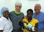 photo - Dr. Neil Pollock, second from the left, in Haiti