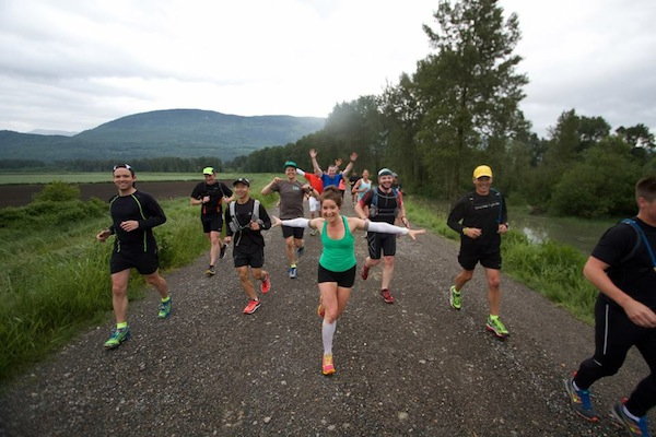 photo - Marissa Cepelinski during the 2014 Run for Water