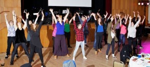 photo - Limmud Vancouver’s Saturday night cabaret included a flash mob, music and Havdalah