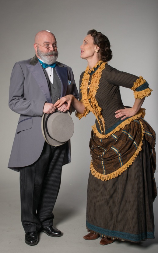photo - Rafaella Rabinovich’s designs from Sherlock Holmes and the Case of the Jersey Lily directed by William B. Davis at the Jericho Arts Centre