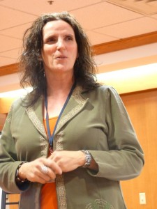 photo - Simkin Center’s therapeutic recreation manager, Cindy Greenlay