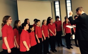 photo - The Victoria Children’s Choir (below) were among the many participants in the Holocaust awareness event at the University of Victoria