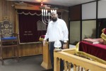 photo - Rabbi Yacob Berezniak in Havana’s Agath Israel synagogue