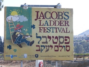 photo - Jacob's Ladder Festival sign