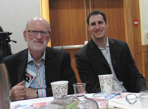 photo - Michael Geller, left, and Dr. Eric Cadesky