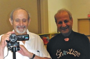 photo - Videographer Stan Shear, left, and performer Maurice Moses