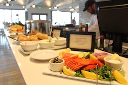 photo - Smoked salmon is on the menu of the resorts scrumptious buffet breakfast