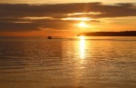 photo - Some of the most stunning sunsets can be seen right from the Pierside Restaurant while eating dinner