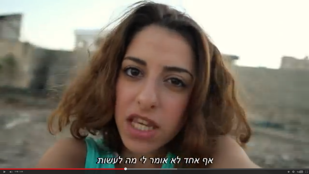 screenshot - Tara Melter, a German actress of Iranian descent who plays a supporting role in the film, raps the soundtrack’s title track, “Hitchki.”