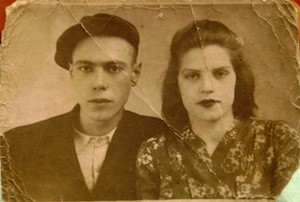 photo - Survivors Isak and Galina in their younger days
