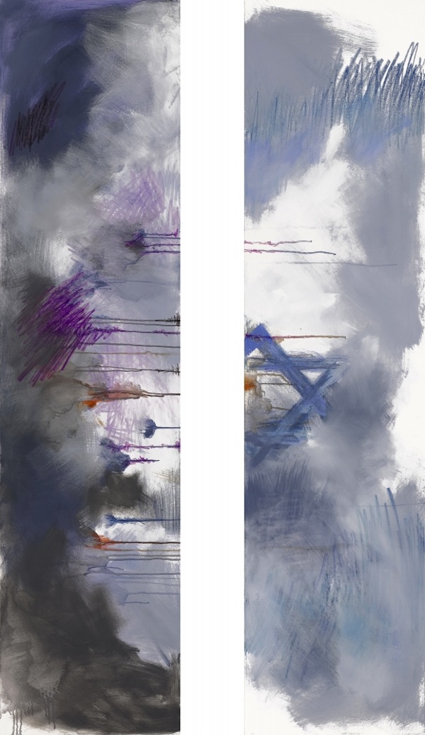 image - “Running Again” by Joyce Ozier, part of her current exhibit at Fazakas Gallery