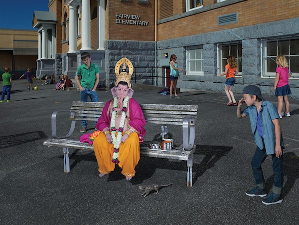 photo - “Ganesha,” from Dina Goldstein’s Gods of Suburbia series. (photo © Dina Goldstein)