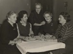 photo - Pioneer Women meeting, circa 1960. Cissie Eppel is sitting second from left