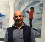 photo - Ian Penn’s exhibit Winter Paintings: The Figure in and on the Landscape opened March 10 at Zack Gallery