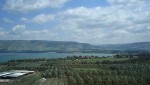 photo - View of the Sea of Galilee from the south, along the road to Yavne'el