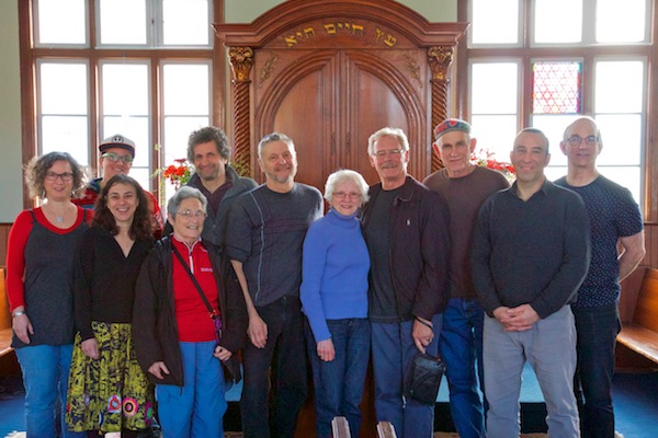 photo - The Or Shalom board of directors with Rabbi Hannah Dresner, second from the left in the front row