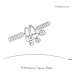 cartoon - Multinational Space Station, by Jacob Samuel