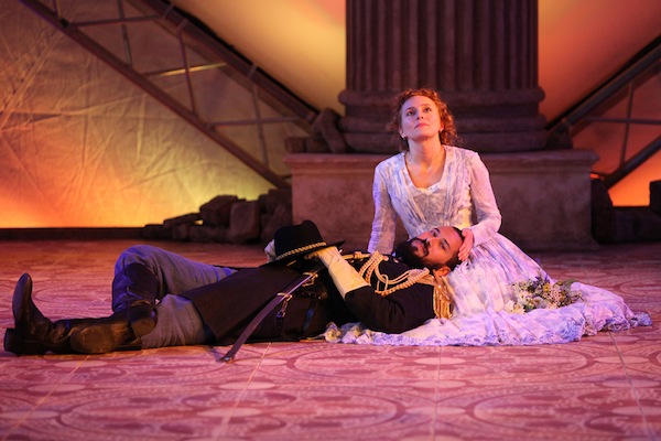 photo in Jewish Independent - Luc Roderique and Kayla Deorksen in Othello