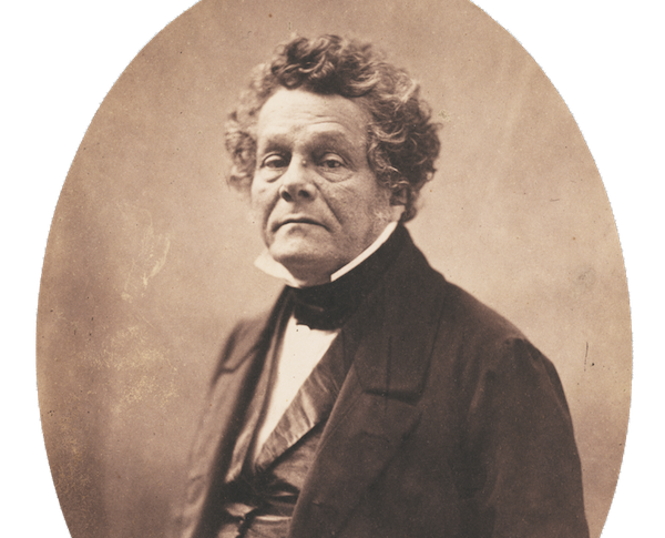 photo - Salt print of Adolphe Crémieux, December 1856, by Nadar (1820-1910), from the J. Paul Getty Museum
