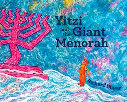 book cover - Yitzi and the Giant Menorah 