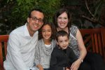 photo - The Swirsky family. Jackie Swirsky has written a children’s book, Be Yourself, which features illustrations by her eldest child, Jacob, and her sister-in-law