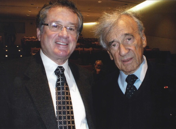 photo - Robert Krell, left, and Elie Wiesel