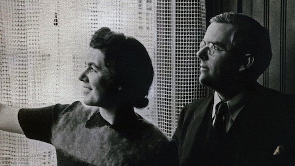 photo - Martha and Waitstill Sharp at home in Wellesley, Mass., in 1938