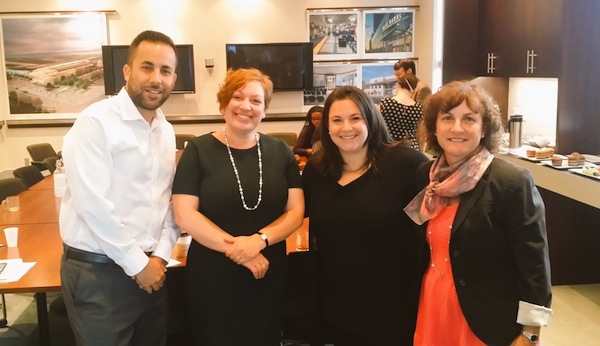 photo - Left to right: Nico Slobinsky, director of the Centre for Israel and Jewish Affairs, Pacific Region; Galit Baram, consul general of Israel to Toronto and Western Canada; Sara Lefton, vice-president of CIJA, Greater Toronto area; and Judy Zelikovitz, vice-president of CIJA University and Local Partner Services