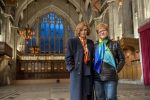 photo - Author Deborah E. Lipstadt, right, with actor Rachel Weisz, who portrays Lipstadt in the film Denial