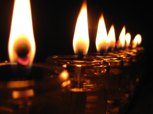 photo - For us to become a glowing menorah, casting light in and around us, and lighting up the world, we must be oil-like