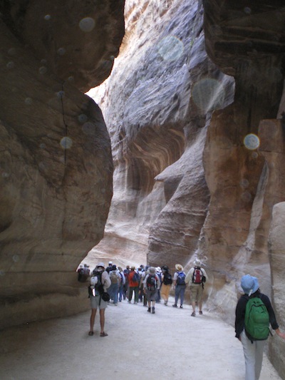 photo - Petra’s water engineers had to consider the ups and downs of yearly rainfall, the ups and downs of temperature, and the ups and downs of Petra’s mountainous surroundings