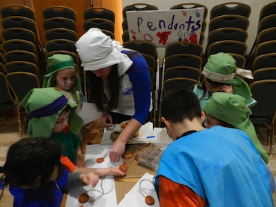 photo - Arts and crafts are a big part of JCC Camp Shalom, no matter what the season