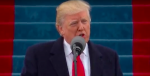 photo - President Donald Trump gives his inaugural speech Friday