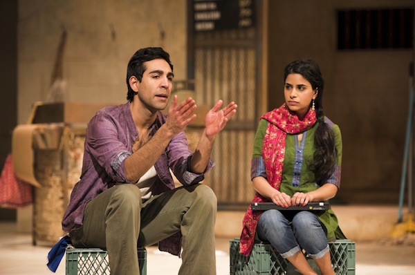 photo - Hasan (Nadeem Phillip) tells Haseena (Risha Nanda) about his dream of playing cricket in Canada